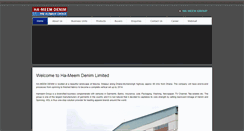 Desktop Screenshot of hameemdenim.com